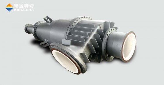 不朽情缘耐磨陶瓷旋风在有机硅化工合成车间的应用