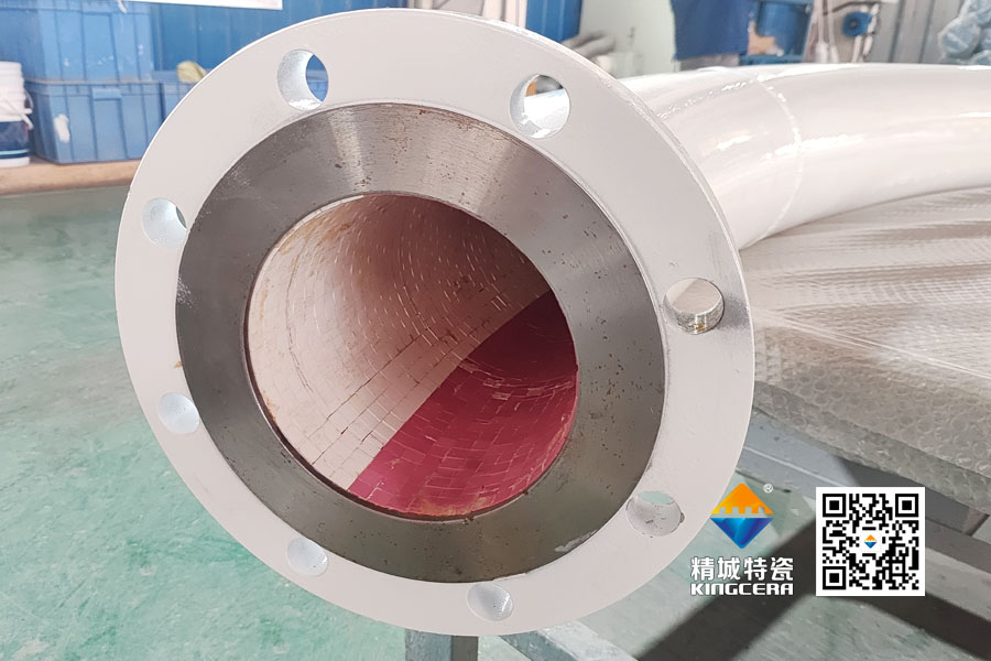 不朽情缘ZTA陶瓷贴片耐磨管道